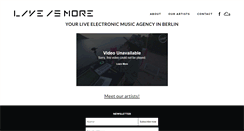 Desktop Screenshot of live-is-more.com